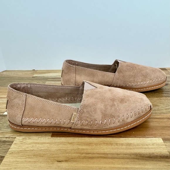 TOMS Alpargata Womens Classic Suede Slip On Casual Loafers Shoes - Size‎ 9.5 - Picture 6 of 9